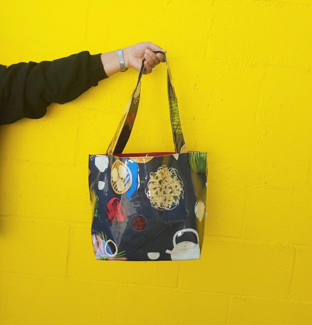 Are you looking for an amazingly colourful handcrafted beach tote?
