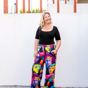 faces jersey full length pants